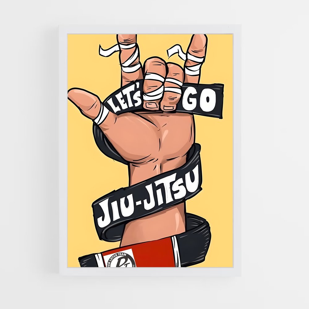 Poster Fist of Go – affiche Jiu-jitsu brésilien (vue 3)
